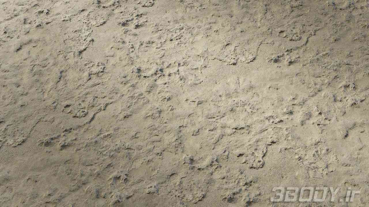 متریال بتن زبر rough concrete عکس 1